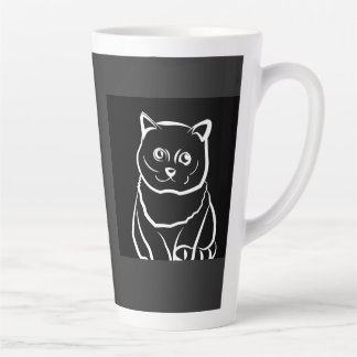 Cute but Cursed Cat Latte Mug