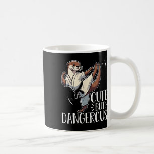 Cute But Dangerous Karate Taekwondo Otter Karate G Coffee Mug