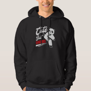 Cute But Dangerous Panda Taekwondo Fighter Funny T Hoodie