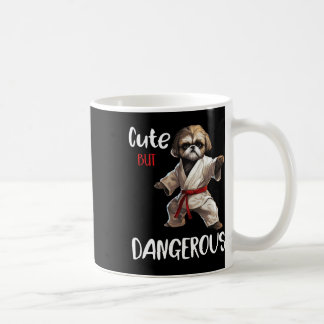 Cute But Dangerous Shih Tzu Karate Kung Fu Boys Gi Coffee Mug