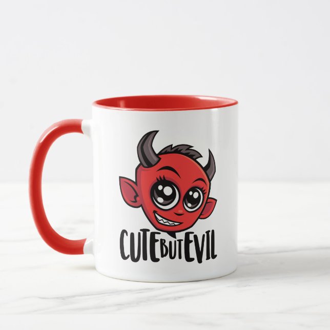 Cute But Evil Mug (Left)