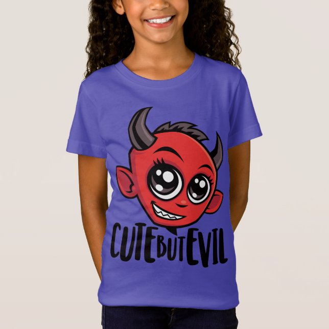 Cute But Evil T-Shirt (Front)