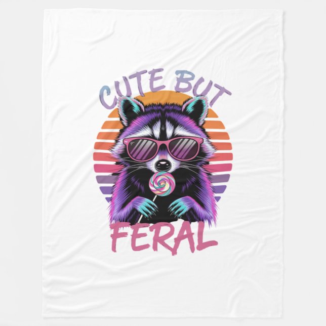 Cute But Feral | Cosy Blanket for Wild Souls (Front)