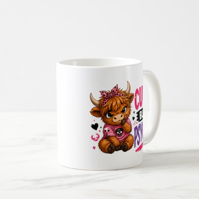 Cute but Psycho Coffee Mug (Front Right)