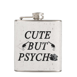 Cute but psycho hip flask