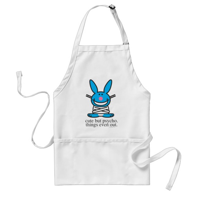 Cute but Psycho Standard Apron (Front)