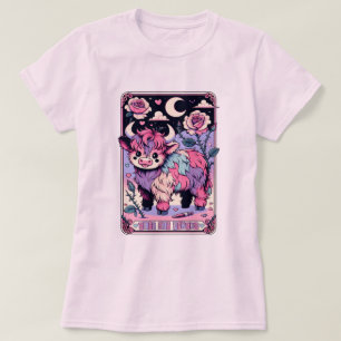 Cute But Pycho Cow Tarot T-Shirt