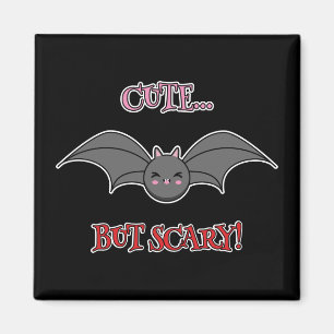 Cute but Scary Bat Magnet
