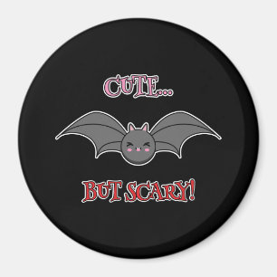 Cute but Scary Bat Magnet