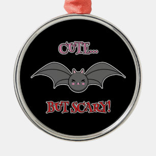 Cute but Scary Bat Metal Tree Decoration