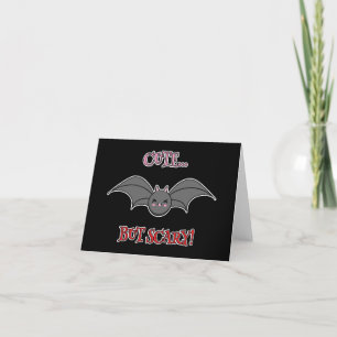 Cute but Scary Bat Thank You Card