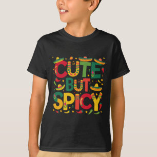 Cute But Spicy Mexican Tacos Sombrero Fiesta Cinco T-Shirt