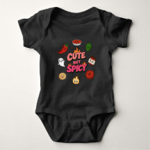 Cute but Spicy T-Shirt Baby Bodysuit
