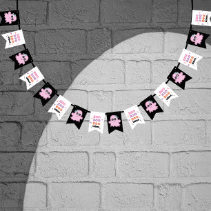 Cute But Spooky Boo Vibes Halloween  Bunting