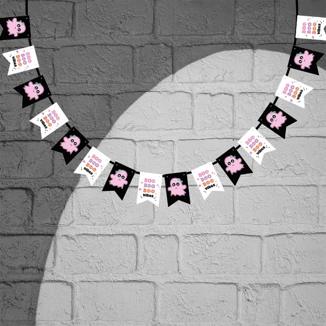 Cute But Spooky Boo Vibes Halloween  Bunting (Creator Uploaded)