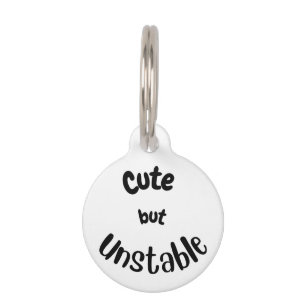 Cute but unstable bandanna pet tag