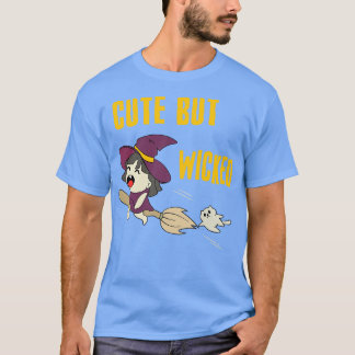Cute But Wicked Chibi Witch Halloween T-Shirt
