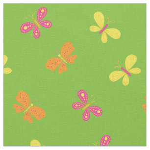 Cute Butterflies Kids Butterfly Cartoon Fabric