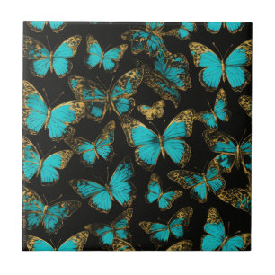 cute butterflies  tile