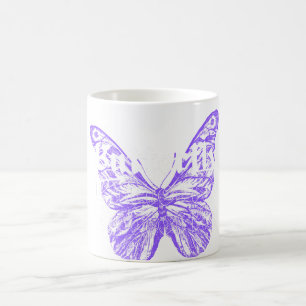 cute butterfly art design  coffee mug