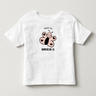 Cute Butterfly Cartoon Toddler T-Shirt