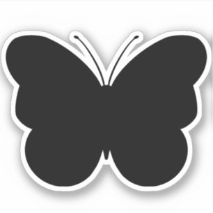 Cute Butterfly Cut Out Vinyl Sticker Decal