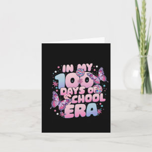 Cute Butterfly For Teachers In My 100 Days Of Scho Card