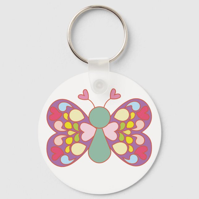Cute butterfly key ring (Front)
