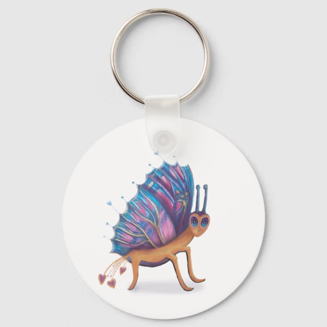 cute butterfly key ring (Front)