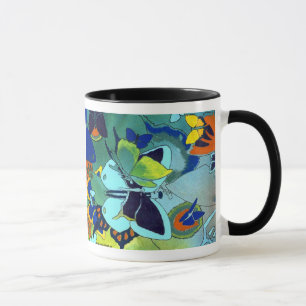 Cute Butterfly Mosaic Colour Designed Mug