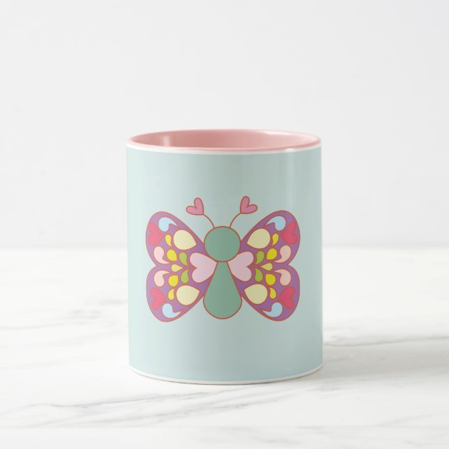Cute butterfly mug (Center)