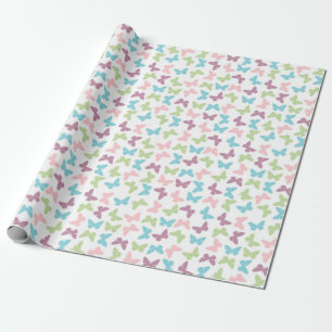 Cute Butterfly Pattern Wrapping Paper
