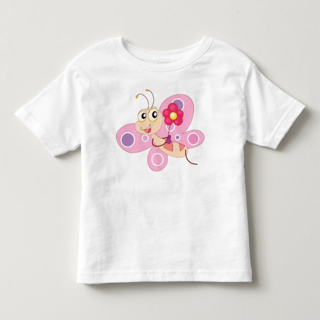 cute butterfly toddler T-Shirt (Front)