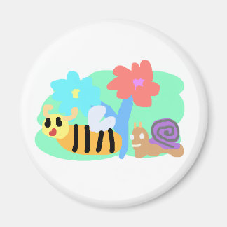 Cute Button Magnet