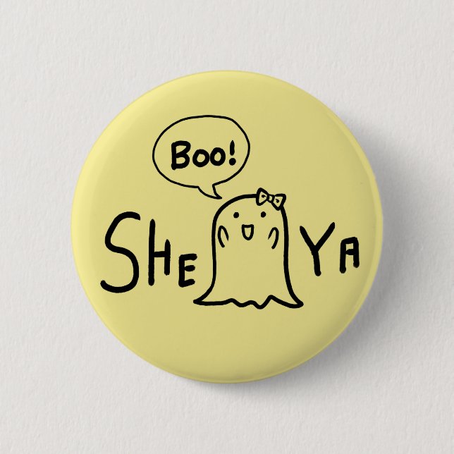 Cute Button - Shibuya (She-Boo-Ya) (Front)
