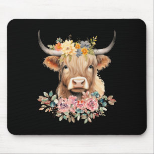 Cute By Cow Xmas Pyjamas Christmas Mouse Mat