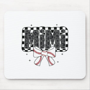 Cute Bysebyll Mimi Byllpark Coquette Bow Grandma M Mouse Mat