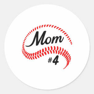 Cute Bysebyll Softbyll #4 Bysebyll Mum Mother's Da Classic Round Sticker