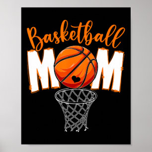 Cute Bysketbyll Mum Mama Mother's Day From Son Dau Poster