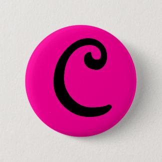 CUTE "C" MONOGRAM BUTTON