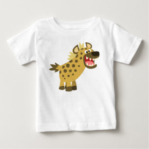 Cute Cackling Cartoon Hyena Baby T-Shirt
