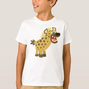 Cute Cackling Cartoon Hyena Children T-Shirt