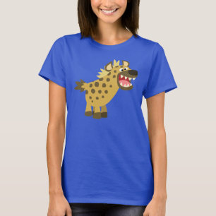 Cute Cackling Cartoon Hyena Women T-Shirt