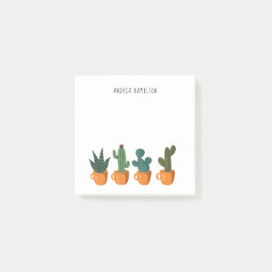 Cute Cactus and Plants Post-it Notes