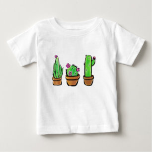 Cute Cactus cacti succulents  Baby T-Shirt
