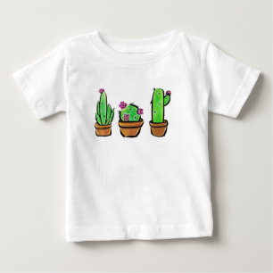 Cute Cactus cacti succulents  Baby T-Shirt
