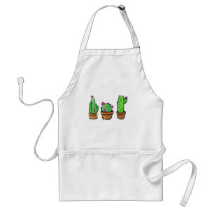 Cute Cactus cacti succulents  Standard Apron