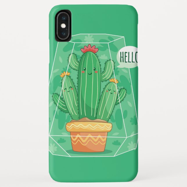 cute Cactus Case-Mate iPhone Case (Back)