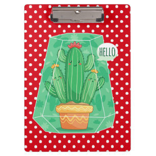 cute Cactus Clipboard