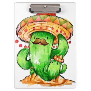 cute Cactus Clipboard